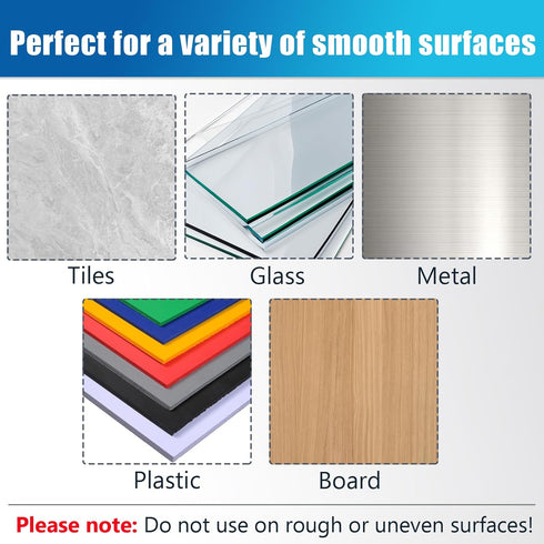 Hordion Suction Cup Door Handle, Suction Grab Bar Bathtub Shower Handle for Glass Doors Windows Kitchen Drawer Cabinet