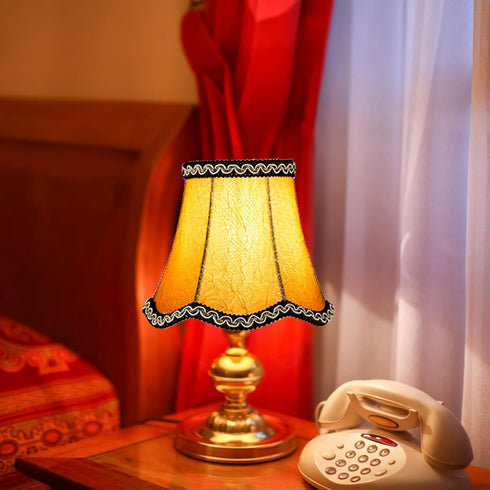 6 Pack Hedume European Lamp Shade, Modern Clip On Droplight Wall Lamp, Chandelier Clip on Fabric Drum Lamp Shade