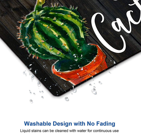 Go Sit On A Cactus Funny Quote Watercolor Floral Mouse Pad - School Office Supplies Desk Accessories