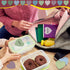 Teling 24 Pcs Heart Shape Lined Sticky Notes, Cute Bright Colorful Memo Pads for Office School 3x3 Inch
