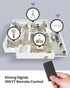 300 1500W Programmable, Zoiinet Remote Control Outlet Plug Switch, Buckle Design & Removable Wireless Light Switch, ft