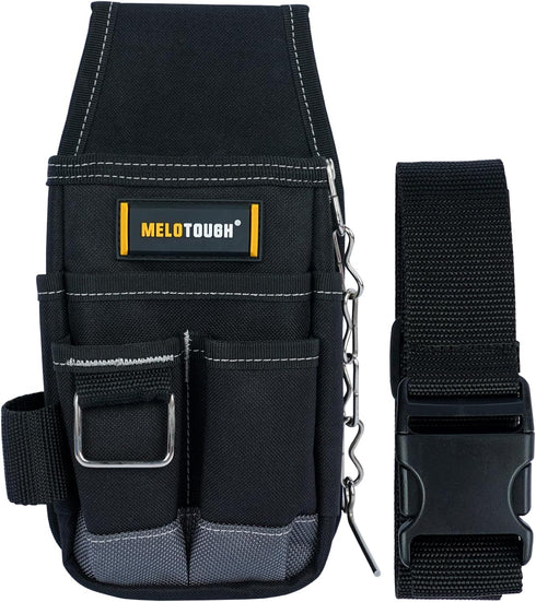 MELOTOUGH Pocket Tool Pouch, Mini Tool Organizer Pouch with Belt Clip for Electrician, Carpenter, and Technician