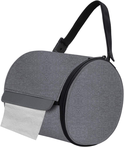 Hanging Toilet Paper Holder, Cat Proof Waterproof Portable Tissue Storage Container for Camping, Bathroom, Kitchen