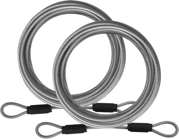 1/8inch Stainless Steel Security Cable 4/6/10/15FT Luggage Lock Safety Wire Flexible Steel