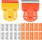 ISDVBUY 2 Sets Razor Blade Scrapers, Plastic Scraper Tool Extra 10 Plastic Razor