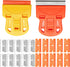 ISDVBUY 2 Sets Razor Blade Scrapers, Plastic Scraper Tool Extra 10 Plastic Razor