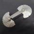 Thread Pitch Gauges Measure Tool Set, Stainless Steel Metric & Imperial Screw Gauge for Industrial Measurement