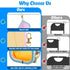 Size-2pcs Protective Silicone Case Compatible with Touchland Hand Sanitizer Spray Case Holder with Keychain Compatible