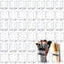 Tosstuki 40 Pack Clear Acrylic Pen Holder 2 Size Pencil Cups Sets Makeup