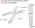 VANTRONIK Fuse Puller Tool for Large and Medium Cylindrical Fuse, Insulated Non-slip Grip Handle, 7.2 Inch
