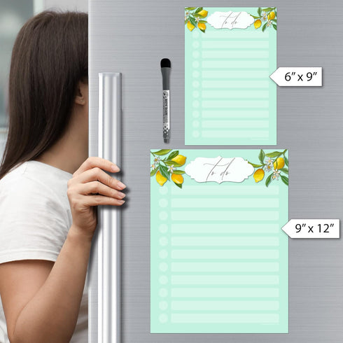 Dry Erase to Do List Vinyl Whiteboard Sticker Decal by Glassboard Studio, Removable & Reusable (9 x 12 inches, Vintage
