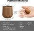 7/8 Inch Protectors(72 Pcs,Brown,7/8in) Jetec Folding Chair Leg Caps Heavy-Duty Plastic Chair End Caps Non-marring