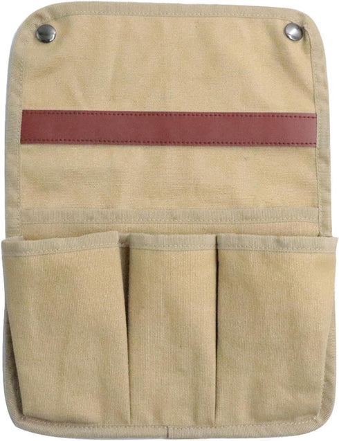 predolo Pouch Beach Pouch Organizer Folding Chair Armrest Storage Canvas Multi Pockets Hanging
