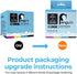 Penguin 61XL High Yield Remanufactured Ink Cartridges for HP 61 XL Envy 4501 4502 4500 5530 (1 Black, 1 Color) Combo