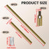 M10 5.9-inch 12-inch Antrader Threaded Extension Rod Brass Color Lighting Fixture Stems with Sloped Ceiling Adapters