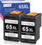 Remanufactured HP 65 XL Ink Cartridge Replacement for HP Printer 65 Ink for HP 3755 3752 2655 3722 3758 2652 5055 5052