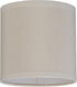 Aspen Creative 31002A 5" 5" 5" Small Clip-On Drum Lamp Shade in Butter Crme, Top x Bottom x Slant Height