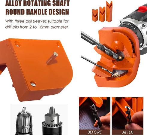 Professional Drill Bit Sharpener for All Bits, Electric Drill Bit Grinding Sharpener, Cemented Carbide Repair Kit