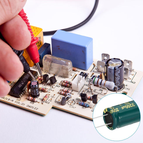 PATIKIL 63V 2200uF Electrolytic Capacitors, 5Pcs High Frequency Aluminum Capacitors for Electronics