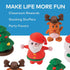 Christmas Character Erasers Set of 24 for Classroom Stationery Supplies and Stocking Stuffers