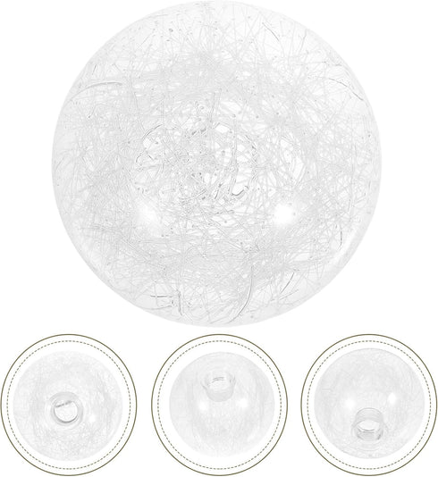 G9 120mm ARTIBETTER Glass Globe Lamp Shade Replacement Lampshade Base Bubble Chandelier Light Covers Pendant Wall