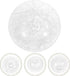 G9 120mm ARTIBETTER Glass Globe Lamp Shade Replacement Lampshade Base Bubble Chandelier Light Covers Pendant Wall