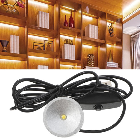 3w 4000k Ac5 SOLUSTRE LED Aluminum Floodlight Neutral Diffuser USB Mini Desk Lamp Under Cabinet and Bedside Lighting