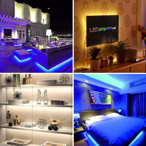 13.2ft, 24-Keys USB LED Strip Lights USB Powered LED Light with Remote Controller Waterproof RGB Flexible Color
