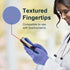 Biodegradable X Large Disposable Medical Gloves - 150 Count Violet Blue Nitrile Exam Gloves