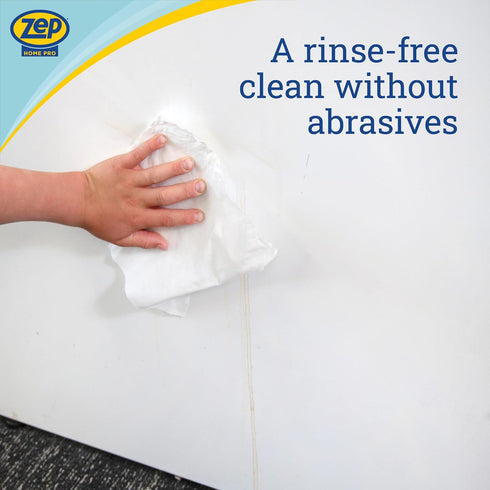50 count- R59112- Zep Home Pro Clean Eraser Wipes Removes Scuffs, Handprints, Crayon, Greese for use on Walls