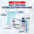 7.5" 14" 200 Count Arrigo Self-Sealing Sterilization Pouches x Autoclave Bags with Internal & Dual (Int/Ext) Indicators
