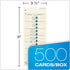 TOPS Weekly Employee Time Cards - One Sided Time Tracking Cards, Green Ink Print, 9" x 3.5", Manila Stock, 500 Cards