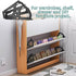 1 1 Litoexpe Layers Black Shoes Drawer Cabinet Hinges, Stainless Steel Shoe Cabinet Replacement Fittings Flip Plate