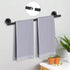 Laimew Set, 7 Set, 31.5 Inch SUS304 Black Bathroom Accessories Pieces Black Towel Bar Bathroom Hardware Towel Racks