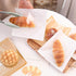 100 Pack 8.3x10'' Paper Bread Bags for Homemade Bread, Heat-Sealable Bakery Bags with Clear Front Window and Label Seal