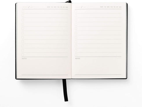 Daily to Do Checklist Notebook, Task Management Organizer Planner, Hardcover, A6 size, 110 Sheets
