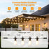 Lights50FT 27 Bulbs (2 Spare)ST38 Dimmable 2700K ZOTOYI Outdoor String Patio Lights with Vintage Edison Waterproof