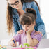 Suitable for 2-6 Years Old, Short Triangle Grip Thick Pencil, 8 Mini Wooden Pencils (Dark Blue, 5mm Thick Core)