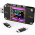YOJOCK USB Tester Meter, 2-in-1 Digital USB Current Watt Multimeter with Type C Connector