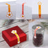 Beyonday 200 Pcs Handmade Lollipop Baking Stickers, Self-Adhesive Long Label Sealing Stickers for Cake Box, Gift