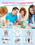 T02 Receipt Mini Printer, Portable Pocket Sticker Printer, Bluetooth Mobile Thermal Printer for Journal and Notes