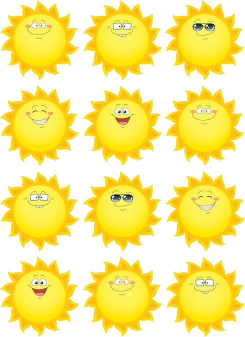 Teacher Created Resources Happy Suns Accents, 5419