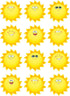 Teacher Created Resources Happy Suns Accents, 5419