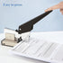 M&G Heavy Duty Stapler, 1000 Staples, 100 Sheet High Capacity, Large Metal Office Stapler - Black & White