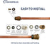 630-7755 Wall Hydrant Repair Kit Compatible with Mansfield 300, 400, 500 Series Wall Hydrants