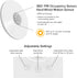 Maxxima 360 120V 10ft, Closets Ceiling Mount Degree PIR Occupancy Sensor - Hard-Wired Motion Sensor, LED Compatible