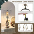 GooChan 8.5-Inch) Lamp Shade Harp, Antique Brass Lamp Harp Frame Lampshade Bracket, Detachable Shade Holder for Floor
