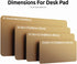 YSAGi Leather Desk Pad Protector, Large Non-Slip PU Leather Desk Blotter, Waterproof Desk Writing Pad