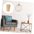 4Pcs Set WOONEKY Wooden Cabinet Bun Feet Replacement Furniture Legs Bearing Weight for Sofa Couch Armchair Coffee Table
