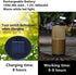 Solar Lantern Waterproof Lights Replacement Top, 2 Pack Decorative Garden Outdoor Lighting Solar Replacement Top (Warm